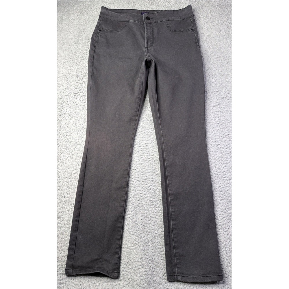 NYDJ Jeans Womens Size 8 Gray Lift Tuck Technology Jegging No Front Pocket